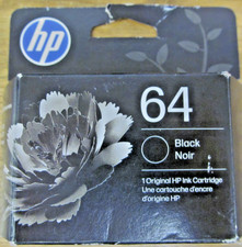 NEW FACTORY SEALED HP 64 BLACK INK CARTRIDGE EXP FEB 2028  picture