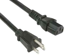 Heavy Duty Power Cord 16AWG Cable 3-Prong AC US 6ft 125V 13A C13 PC Server Cable picture