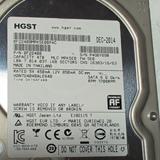 HGST Deskstar NAS 4TB HDN724040ALE640 - FOR PARTS / FAILING SMART picture