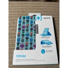 Speck FitFolio iPad 2 3 4 Case Owl Floral Blue Slim Protective Stand Cover picture