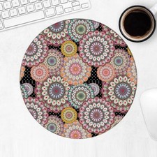 Gift Mousepad : Decorated Mandalas Orient Style Ornament Flower Coloring picture