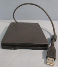 COMPAQ 19308801-28 254304-001 SFD-321U/HP 1.44MB EXTERNAL USB FLOPPY DRIVE BLACK picture