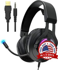 Auriculares Estéreo Con Cable Micrófono Con Cancelación De Ruido Para Pc/Laptop. picture