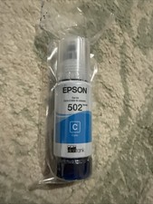 EPSON 502 Ink Bottle “C” Cyan Exp 12/2029 70ml NEW picture