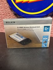 Belkin F5D9010 Wireless G Plus MIMO PCMCIA Laptop Card 54Mbps NEW Sealed picture