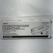 Oki C5100 / C5150 / C5200 / C5300 / C5400 Series Black Toner Cartridge Retail Bx picture