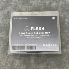 Nvt Phybridge Flex4 Long Reach PoE Over UTP PN:NV-FLX-04 picture
