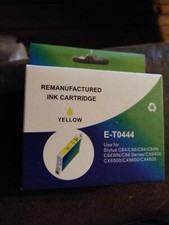 Ink Cartridge. E-T0444 Remanufactured Yellow Ink Cartridge picture