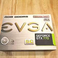 EVGA NVIDIA GeForce GTX 770 4GB GDDR5 Superclocked Dual BIOS HDMI DP picture