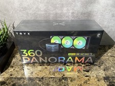 NEW, SEALED TRYX PANORAMA 360 ARGB BLACK AIO w/ BUILT IN VRM FAN picture