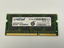 Crucial 8GB (1 Stick) PC3-10600 DDR3L 1333 SODIMM Memory CT8G3S1339M.16FED picture