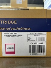 Genuine OKI Okidata 42918982 Magenta Toner Cartridge C9650 C9600 C9800 picture