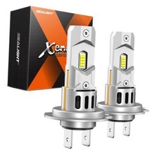H7 Bulbs, 80,000LM 1200% Brightness H7 LED Bulbs, 6500K Cool White Bulbs with picture