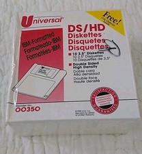 11 new old stock Universal DS/HD Diskettes  00350 picture