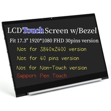 17.3'' for HP Envy 17-CR 17-CR0013DX 17-CR0797NR Touch LCD Screen Assembly FHD picture