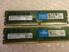 2X 32GB = 64GB  Micron MTA36ASF4G72PZ-2G6D1S DDR4 2Rx4 PC4-2666V ECC Server RAM picture