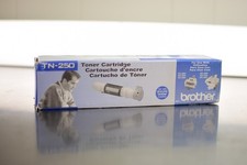 NEW BROTHER TN-250 OEM GENUINE BLACK TONER INK CARTRIDGE SEALED picture