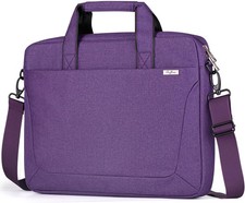 Waterproof Laptop Shoulder Bag for Men and Women, 15.6-16 Inch Messenger Case, P picture