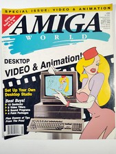 Amiga World Magazine Special Animation Issue 1990 - Very Rare - Vintage Graphics picture