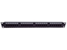 CNAweb 24 Port Cat5e 1U Rackmount 110 RJ45 Network Patch Panel 568A 568B  picture