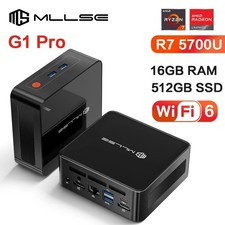 MLLSE G1 Pro Mini PC AMD Ryzen7 5700U DDR4 16GB RAM 512GB SSD WiFi6 BT5.2 Window picture