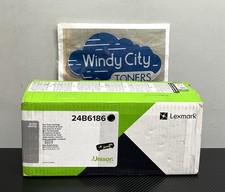 Lexmark 24B6186 Black Laser High Yield 20K Toner for M3150 XM3150 Genuine New picture