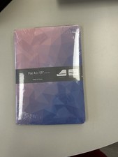Geometric Rigid Plastic Shell Case MacBook Air 13 A1466/A1369 Purple/Blue picture