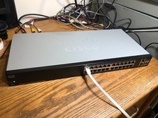 Cisco SG220-26 26-Port Gigabit Smart Plus Switch Tested Working w/ Power Cord picture