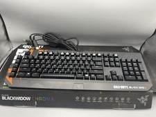 Razer Call of Duty Black Ops III Blackwindow Chroma Gaming Keyboard Rare Tested picture