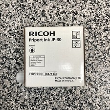 Ricoh JP-30 Black Genuine Ink Cartridge - 817113 picture