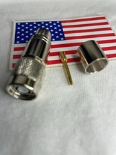 RP-TNC Male Jack Crimp for RG8 LMR400 RG213 RF cable connector RPTNC USA picture