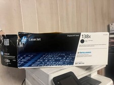 HP 138X Black LaserJet Toner Cartridge, W1380X Open box - open bag NEW picture