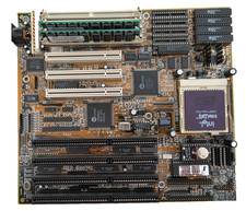 Gigabyte GA-486AM/S Socket 3 MB + Intel 486DX4-100 CPU + 32Mb RAM + New cooler  picture
