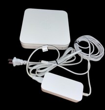Apple Airport Extreme 802.11n Wi-Fi Wireless Base Station Mac A1143 & Cord A1202 picture