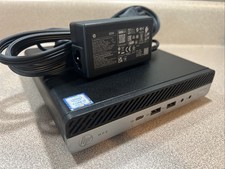 HP MP9 G4 Mini PC ProDesk 600 G4 i5-8500T 6 Core 8GB 128GB SSD Win 11 AC Adapter picture