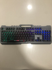 Monster Wired Gaming Keyboard SW-GK802 Colorful Lights MNGK100B-BL picture
