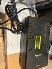 Amazon Basics UPS Battery Backup & Surge Protector 600VA/360W, 8 Outlets picture