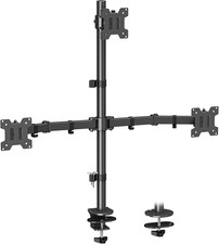 MOUNT PRO Triple Monitor Mount, Monitor Desk Mount for 3 Screens up to 32 Inch picture