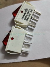 5PCS DEFOND DRD-1112 15A 250V 3Pin 2Position Rocker Switch with redlamp picture