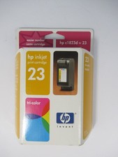 HP 23 Tri-Color Ink Cartridge C1823D Genuine New C1823D Expires September 2002 picture