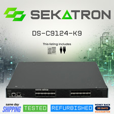 🔀 Cisco DS-C9124-K9 24-Port Fibre Channel SAN Switch ⚡Fast Ship picture