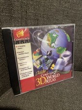 Deluxe COMPTON'S 3D WORLD ATLAS Windows 95 NEW Sealed ~ Trl8#35 picture