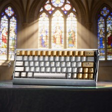 XVX Stained Glass Keycap Set 181-Key Cherry Profile PBT+PC Pearl Moissanite picture