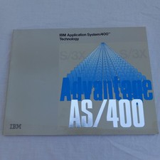 1988 IBM AS/400 Advantage 1st Edition Manual Guide Vintage 80s picture