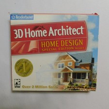 Broderbund 3D Home Architect Home Design Special Edition Version 6 PC CD-ROM CIB picture