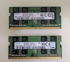 Samsung 32GB (2x16GB) DDR4 2666MHz PC4-2666V SODIMM 2Rx8 Laptop RAM M471A2K43DB1 picture