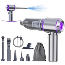 Car Vacuum Portable Cordless 20000PA High Power 4-in-1 Compressed Air Duster ... picture