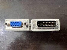 DVI-I Dual Link Male 24+5 to VGA Female Adapter picture