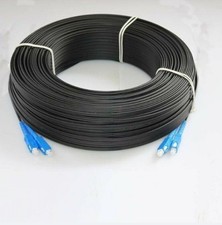 50m/100m Fiber Optic Cable Jumper Outdoor SC Duplex FTTH Drop Patch Cord SC - SC picture