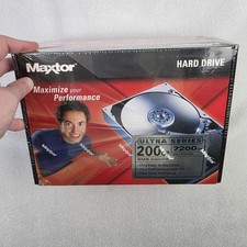 Vtg Maxtor Ultra Series 200GB 7200 RPM Ultra ATA/133 Internal Hard Drive Sealed  picture